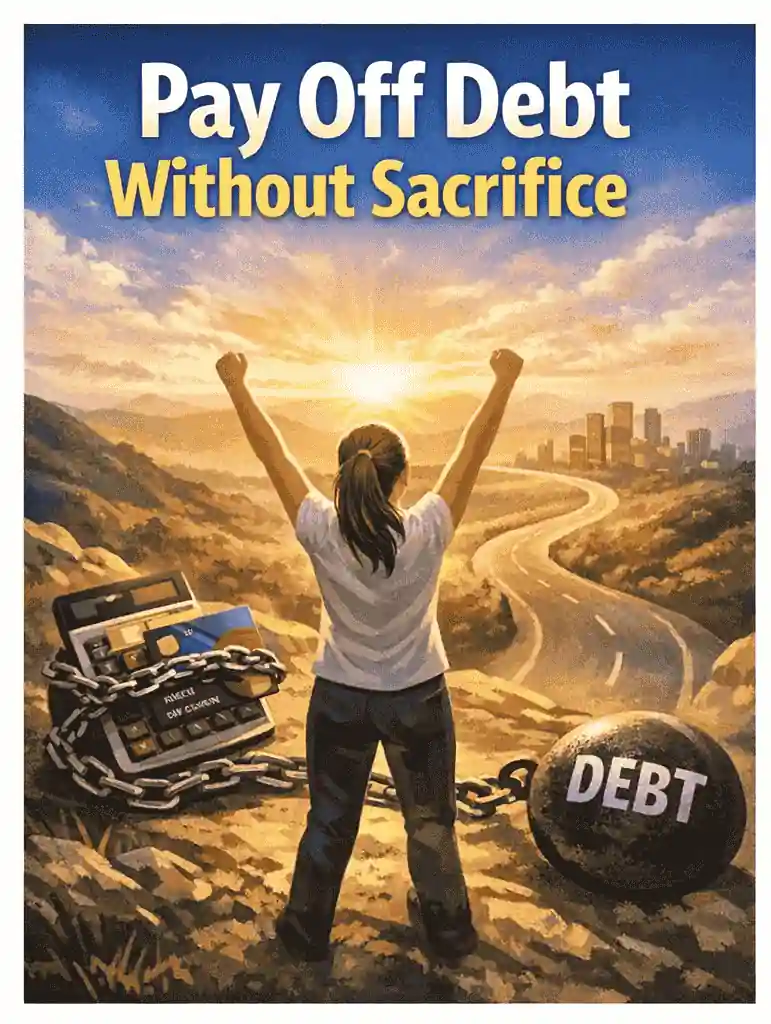 Pay off debt without sacrifice – visual roadmap to becoming debt free